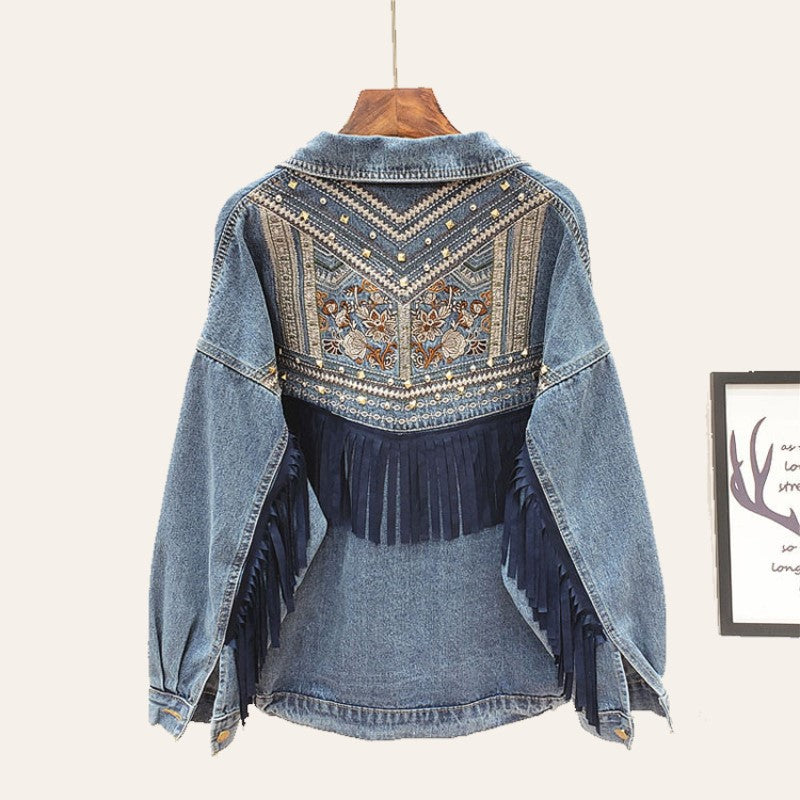 Berg-Feldt | Jeansjacken mit Blumenmuster für Damen