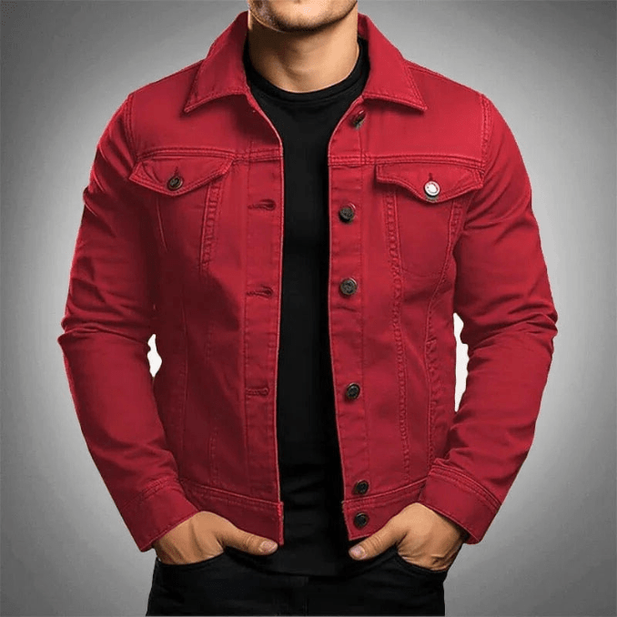 berg-feldt Herren Denim Jacke: Stilvolle, lässige & trendige Jeansjacke