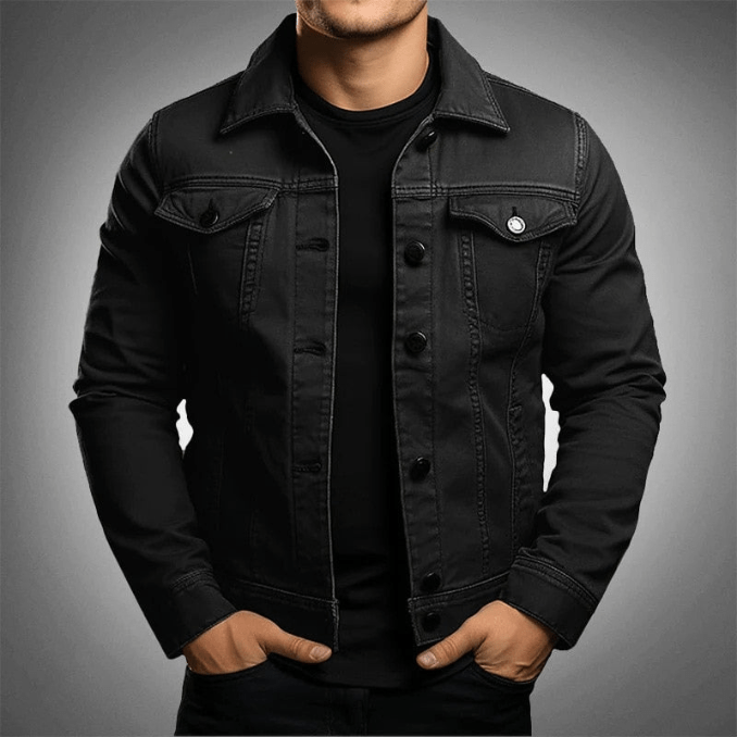 berg-feldt Herren Denim Jacke: Stilvolle, lässige & trendige Jeansjacke