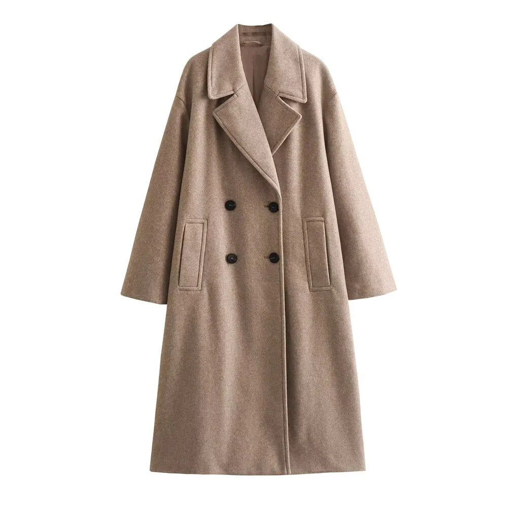 Berg-Feldt | Lange Jacke für Damen Elegantes Design Warme Winterjacke