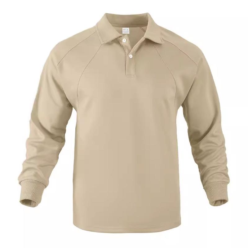 Berg-Feldt | Langärmliges Poloshirt Knopfverschluss Klassisch und Stilvoll