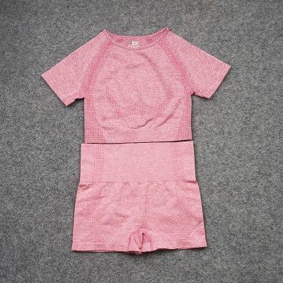 Ensemble de yoga sans coutures berg-feldt : vêtements de sport taille haute pour la gym et le fitness