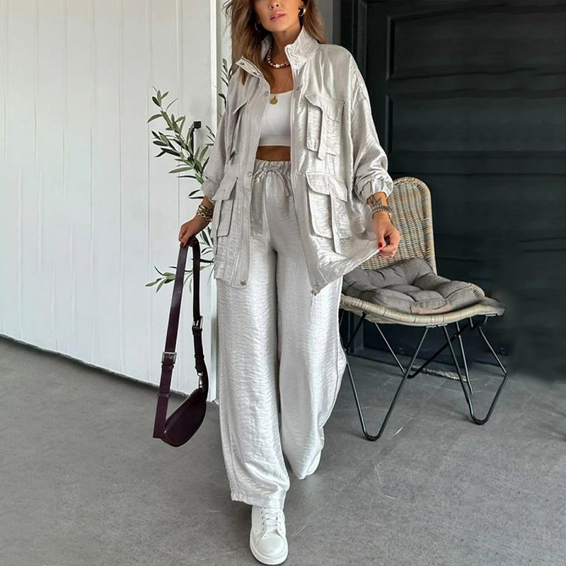 Veste cargo et pantalon coupe oversize Hughes Damen