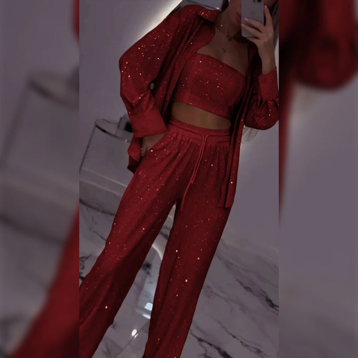 Dreiteiliges Set aus Paris
