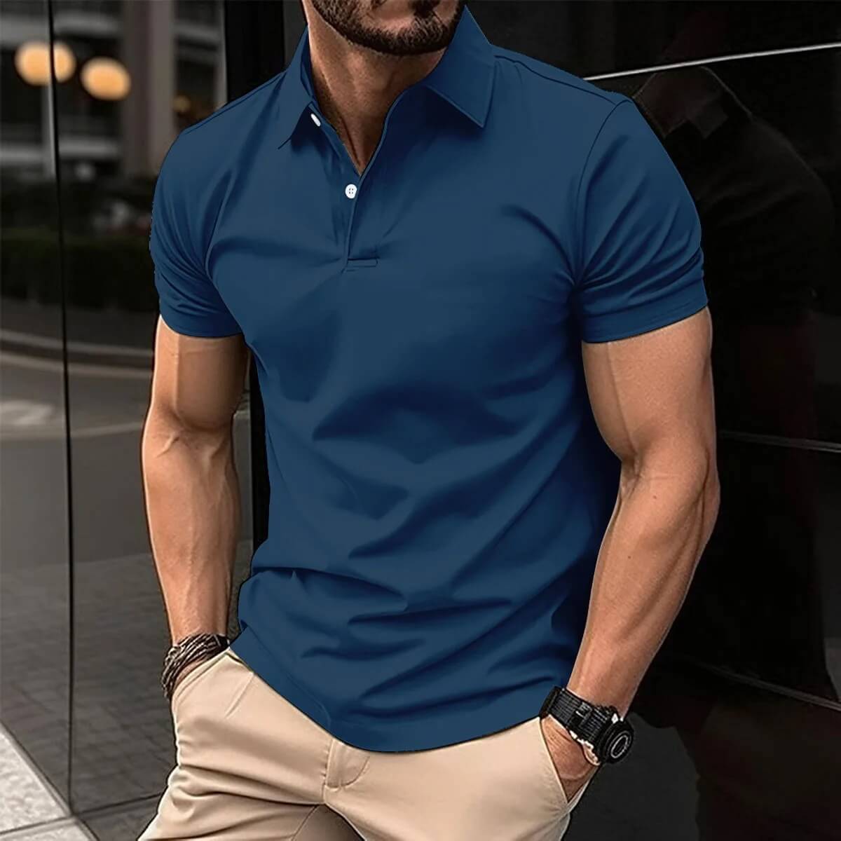 Edles Herren-Sommerhemd Guidon