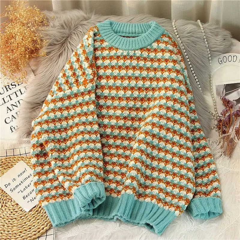 Berg-Feldt | Lockere O Ausschnitt Pullover