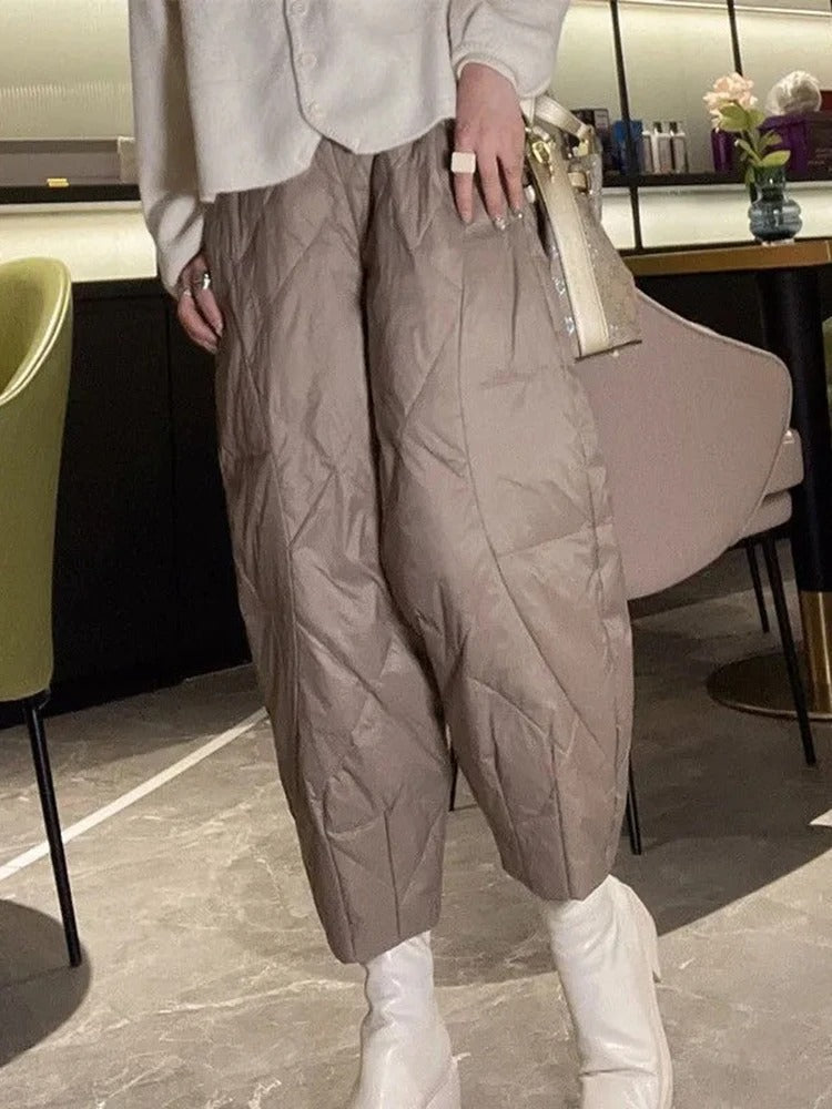 Berg-Feldt | Pantalon souple en coton coupe-vent pour l'hiver