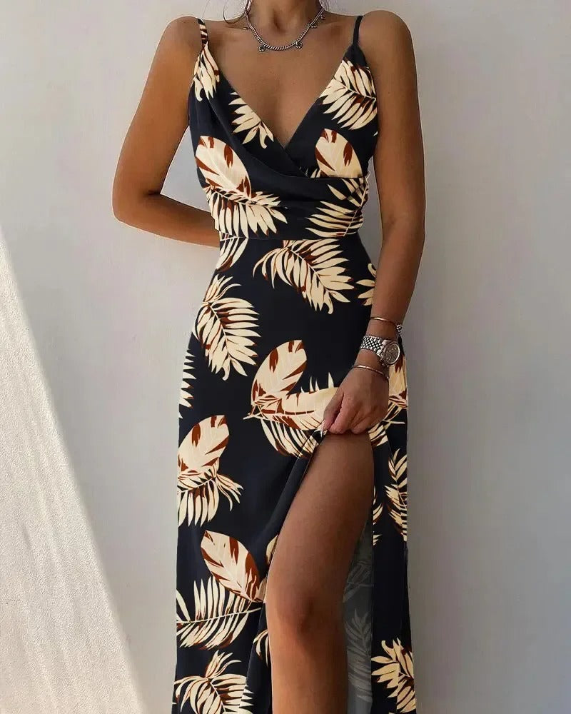 Shea Langes Damenkleid
