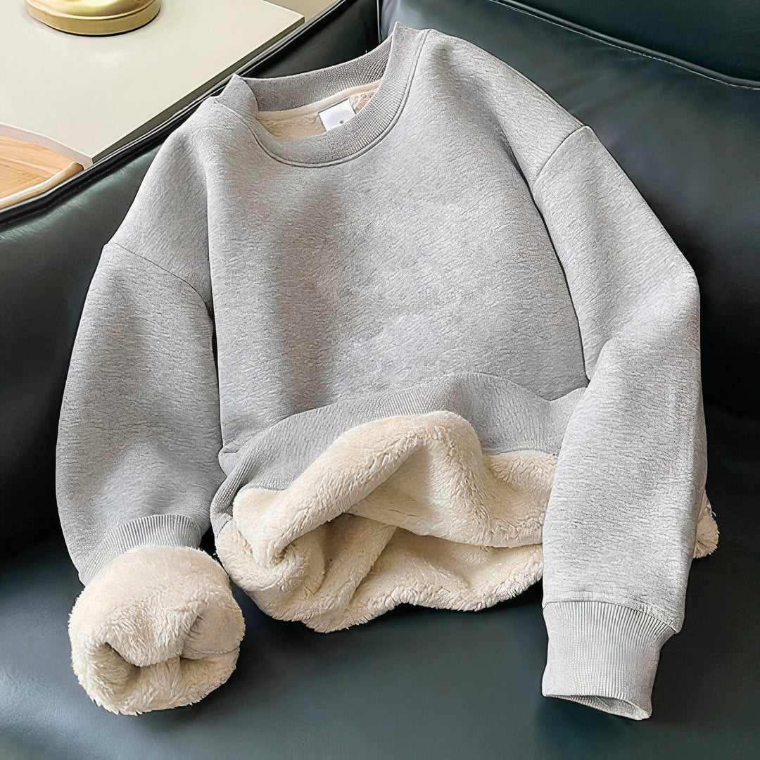 Frauen Winterpullover Claudia – Warmer Fleece-Pullover
