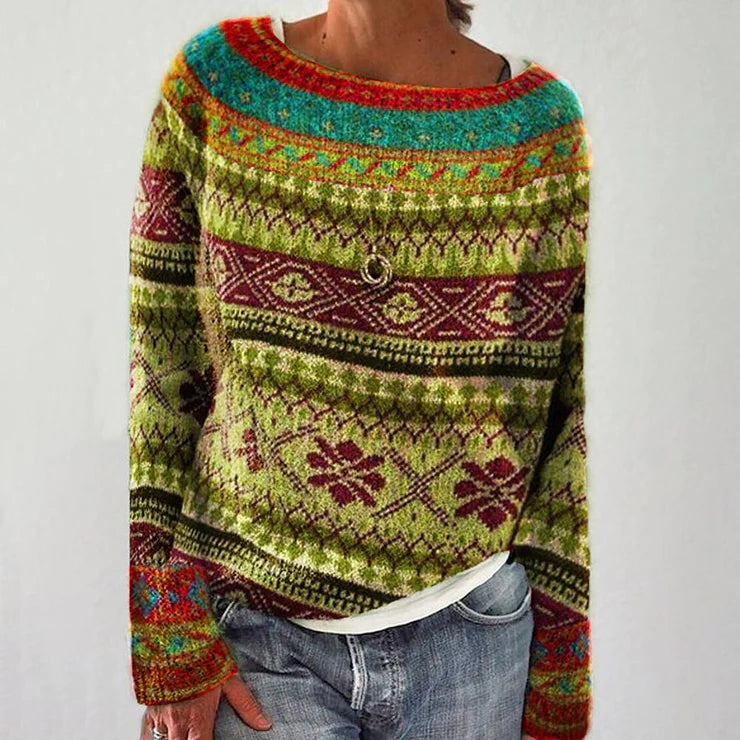 Berg-Feldt | Pullover mit Einzigartigem Druck