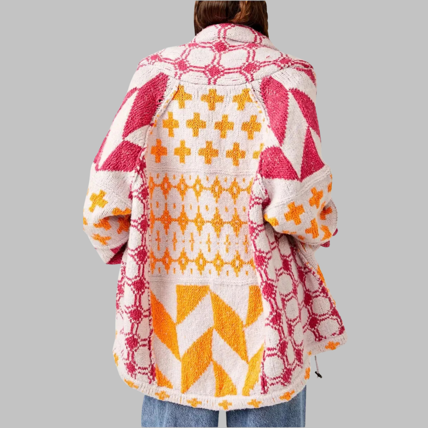 Berg-Feldt | Veste Souple à Motifs Géométriques Modernes