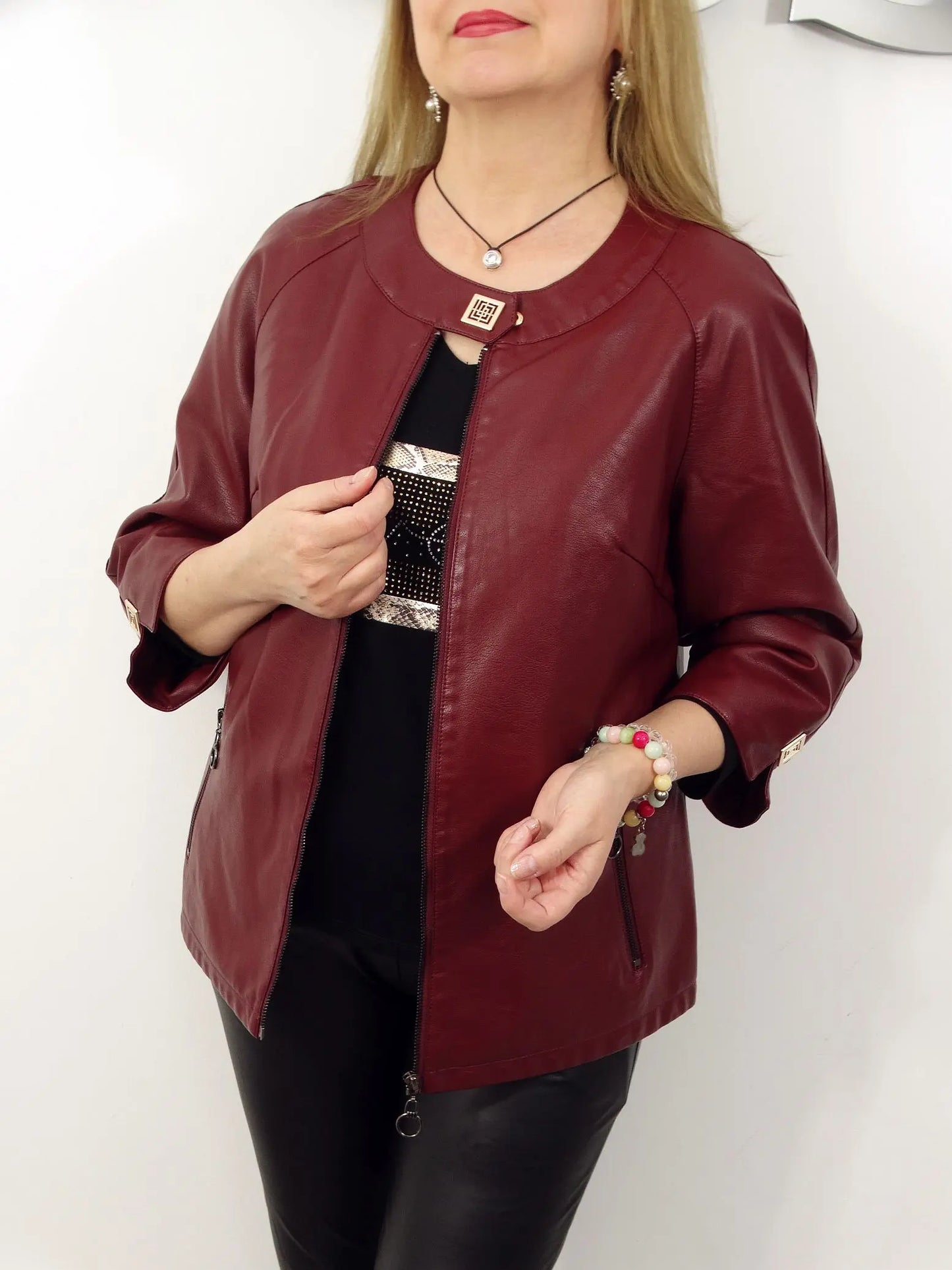Berg-Feldt | Schicke Kunstlederjacke
