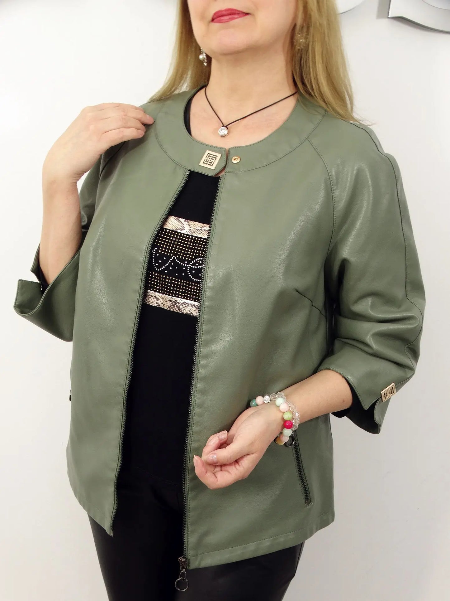 Berg-Feldt | Schicke Kunstlederjacke