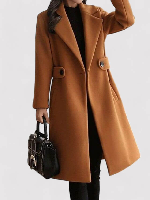 Berg-Feldt | Manteau d'hiver en laine avec ceinture
