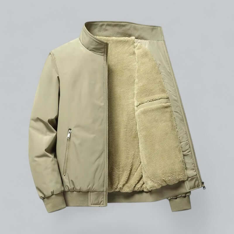 Berg-Feldt | Herren Wasserabweisende Fleece Winterjacke