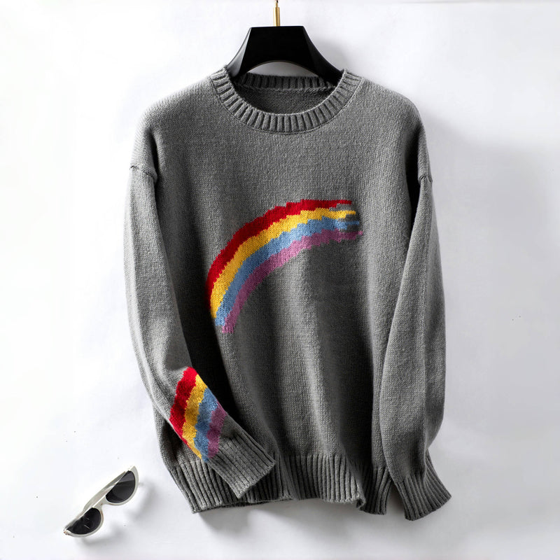 Berg-Feldt | Regenbogen Strickpullover