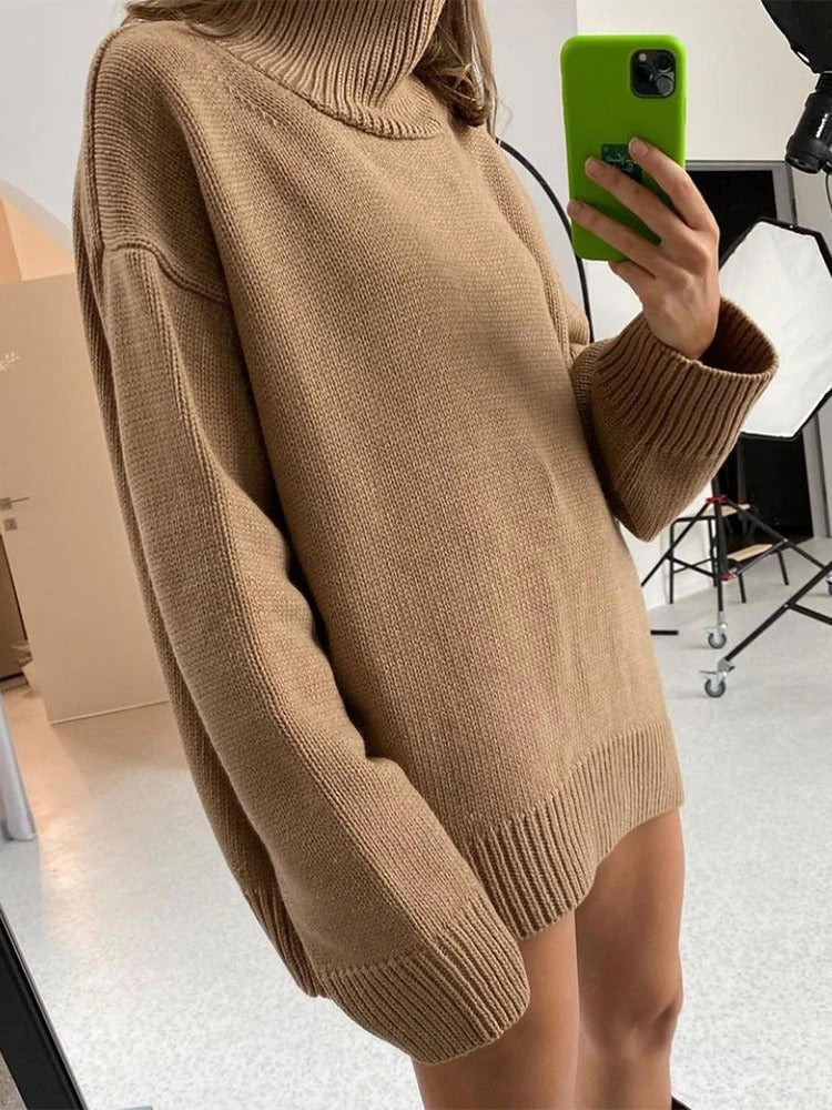 Berg-Feldt | Lässiger Lockerer Rollkragenpullover