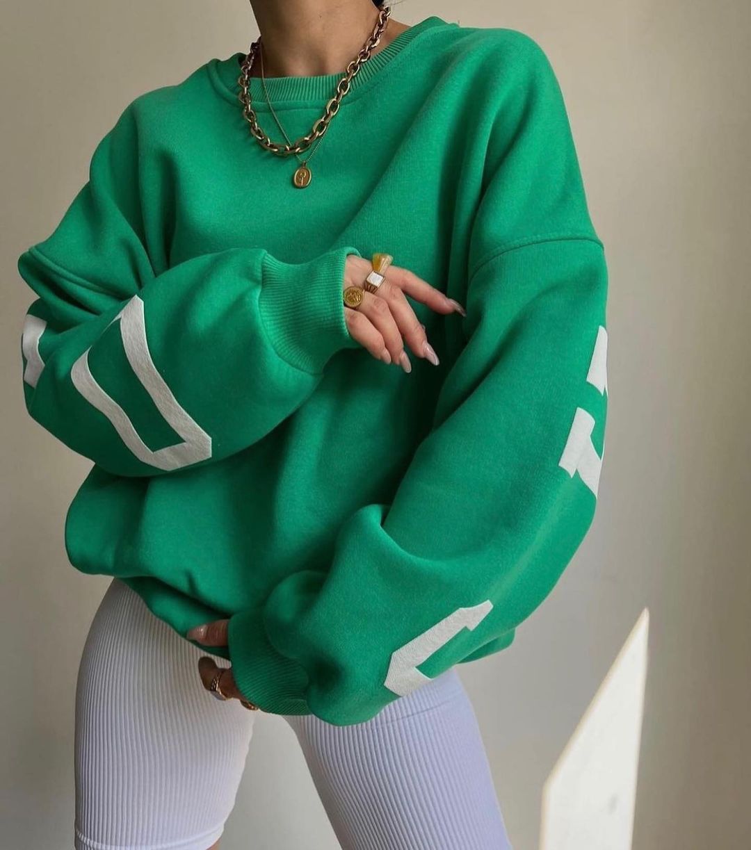 Fudus: Sweat à capuche oversize à manches longues