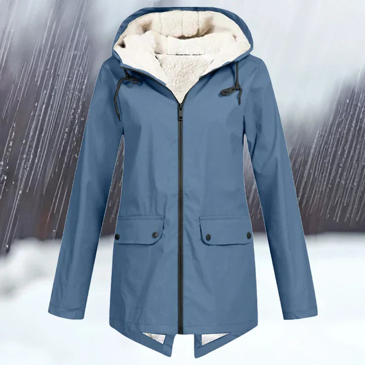 Berg-Feldt | Veste à capuche imperméable et coupe-vent, avec doublure chaude