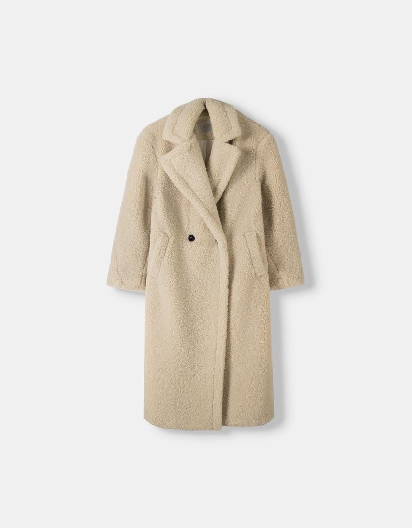 Berg-Feldt | Langer Plüschmantel mit Warmer Fütterung für Frauen