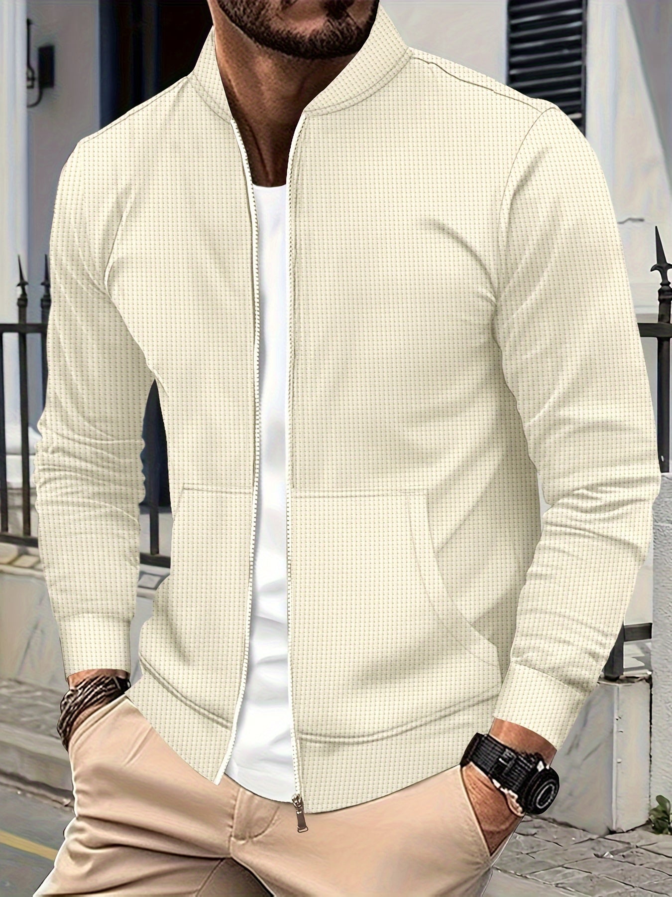 Berg-Feldt | Elegante Jacke mit Reißverschluss Baumwollmischung Stilvoll und Bequem