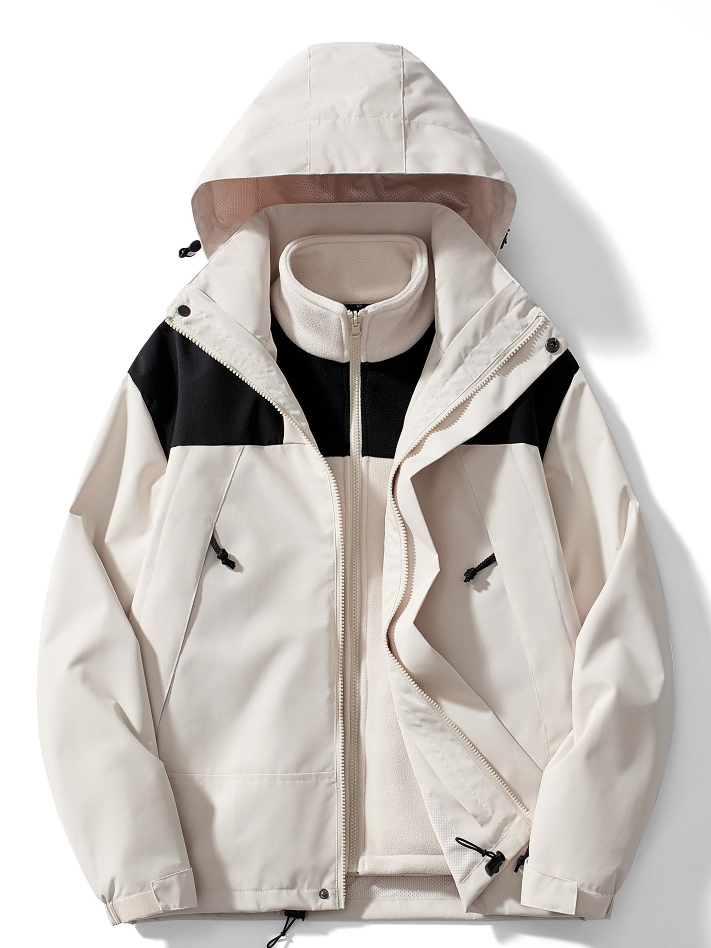 Berg-Feldt | Veste d'hiver décontractée 3 en 1 pour femme avec capuche Idéale pour l'automne et l'hiver