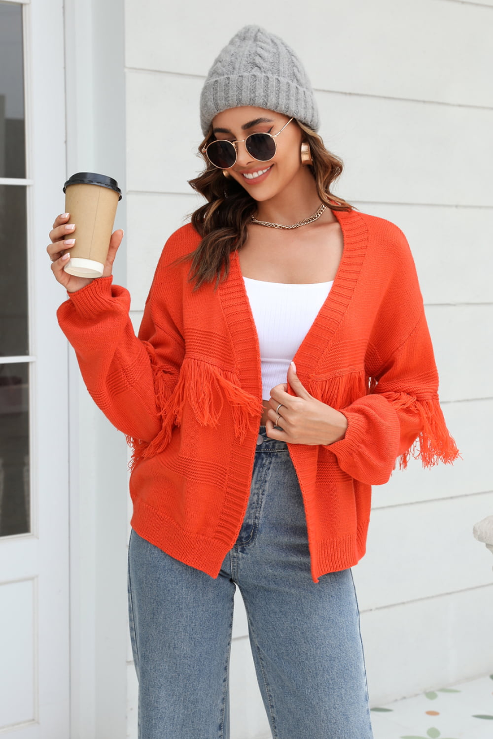 Berg-Feldt | Cardigan ouvert à franges