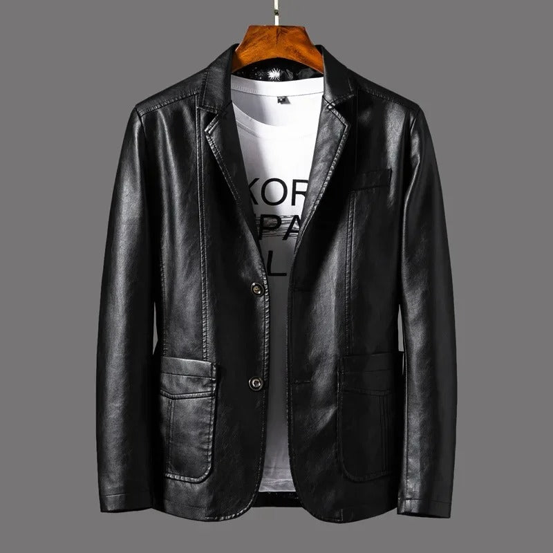 Berg-Feldt | Klassisches Leder Herrenjacke