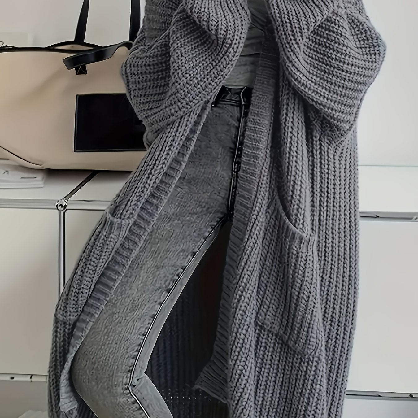 Berg-Feldt | Strickcardigan mit Gürtel für Damen