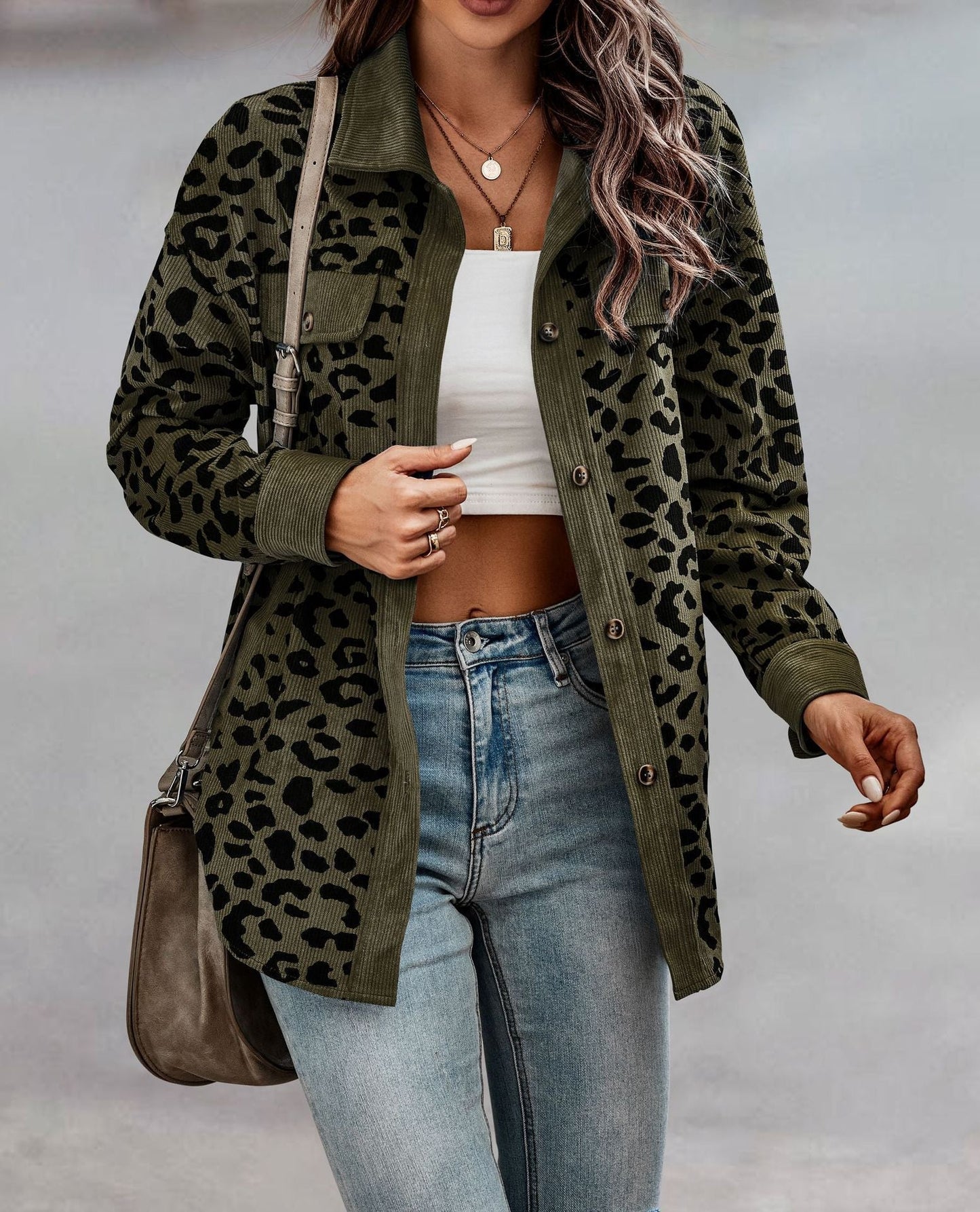 Berg-Feldt | Dschungel Chic Leopardjacke Mit Modernem Muster
