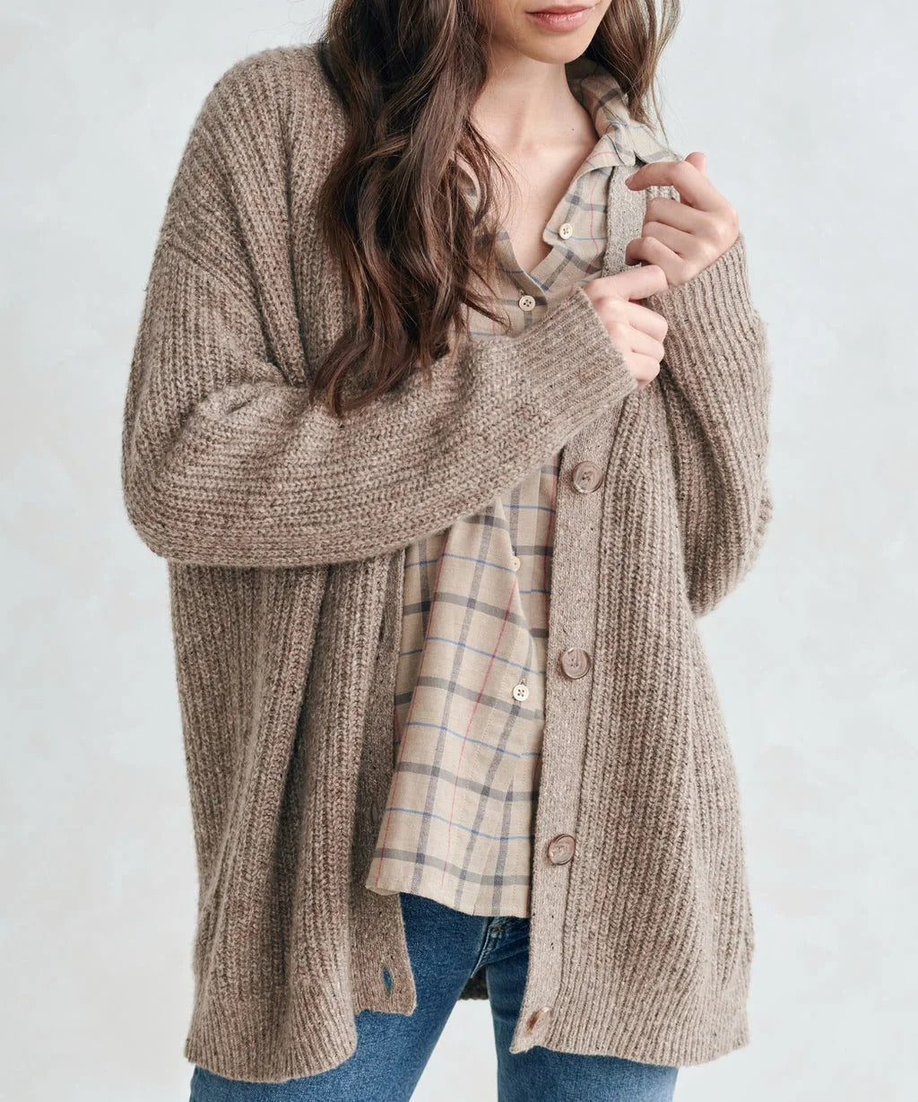 Cardigan en cachemire mongol style cocon Berg-Feldt