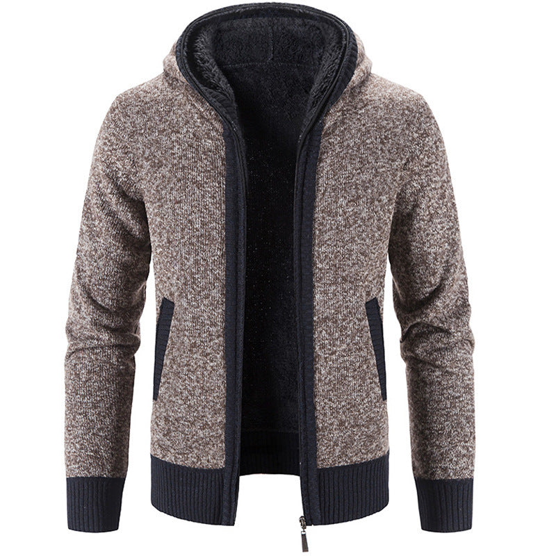 Fudus Grobstrick Kapuzenpullover