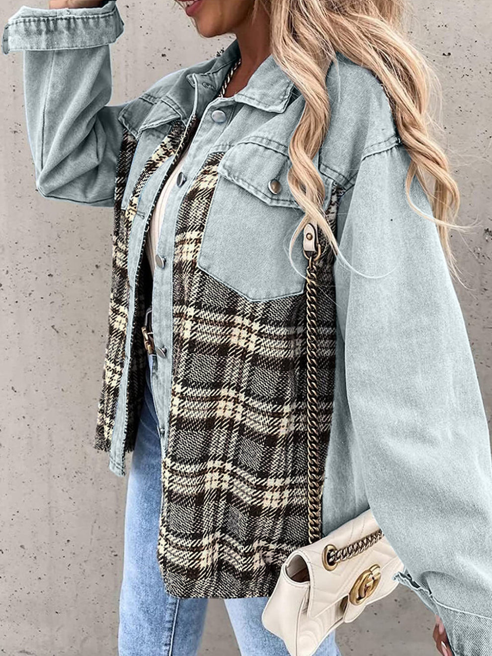 Berg-Feldt | Veste en flanelle vintage pour femmes