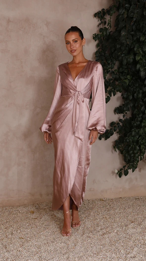 Robe Fudus à manches lanternes