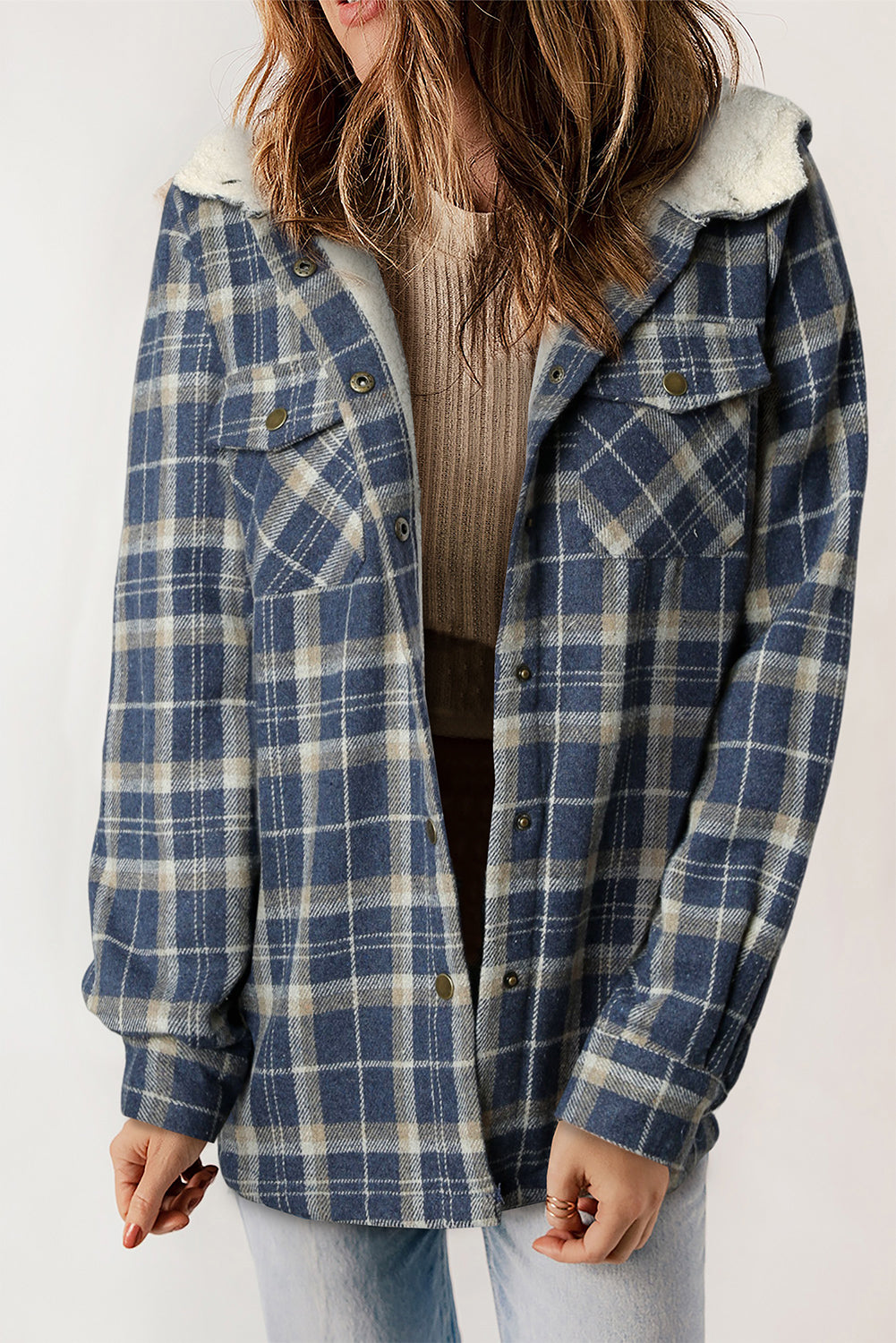 Berg-Feldt | Gepunktete Jacke mit Kapuze Weiches Plüschfutter Perfekt für Kalte Tage