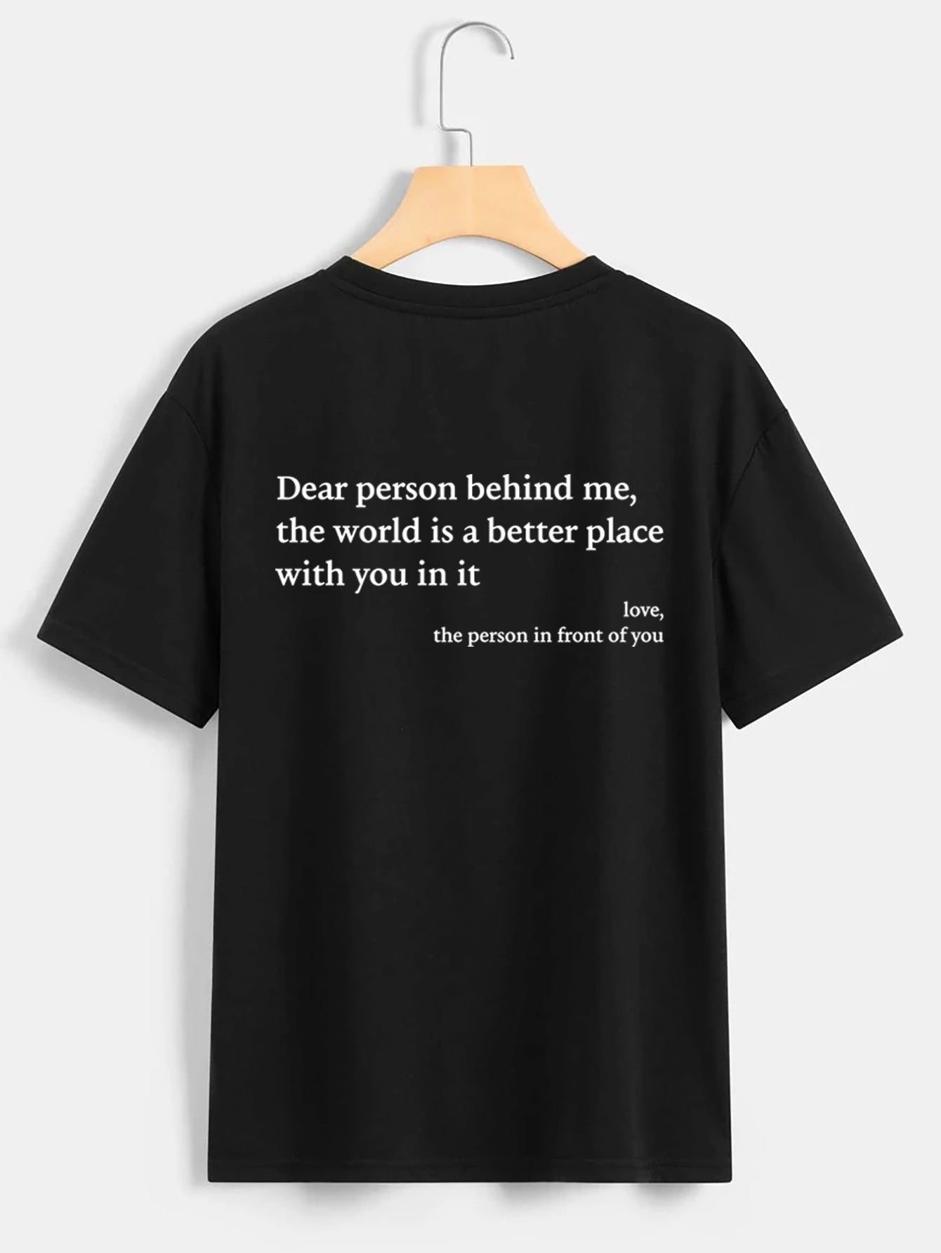 T-shirt ras du cou imprimé pour femme Fudus