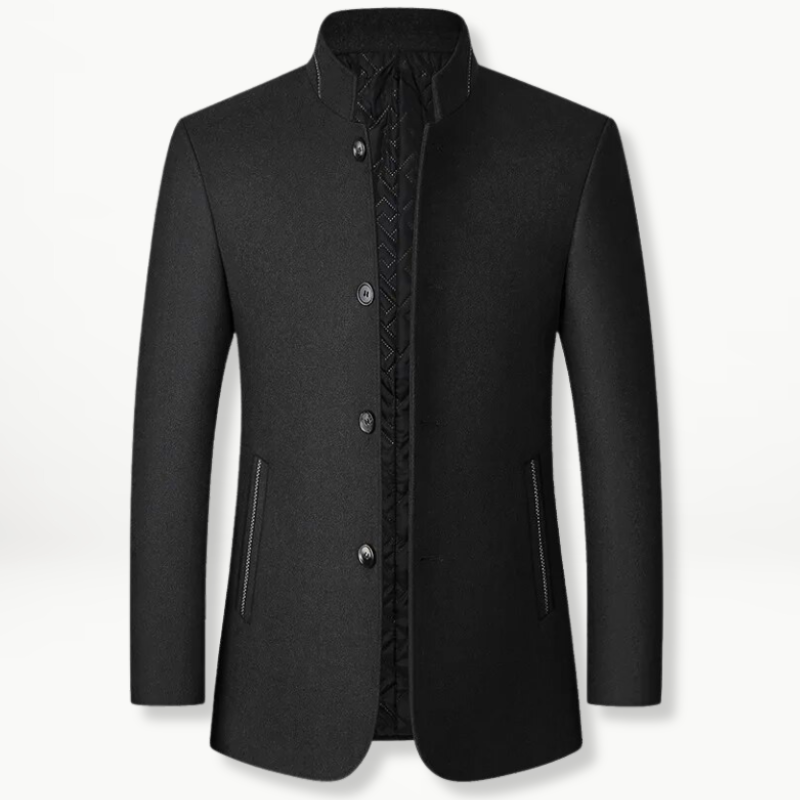 Berg-Feldt | Jacke mit Knöpfen Wollmischung Klassisch, Elegant