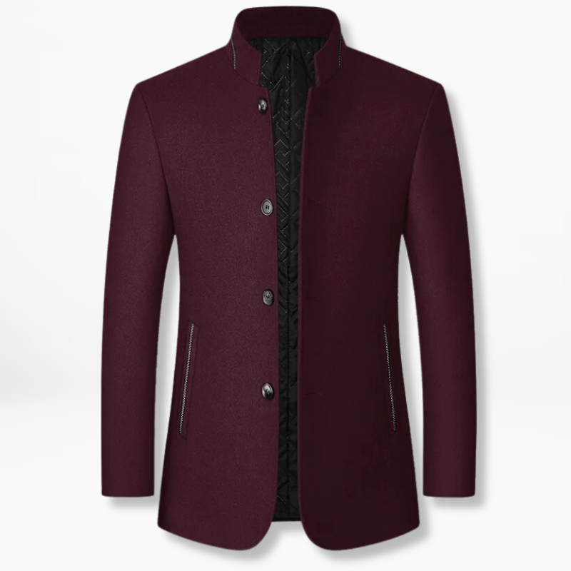 Berg-Feldt | Jacke mit Knöpfen Wollmischung Klassisch, Elegant