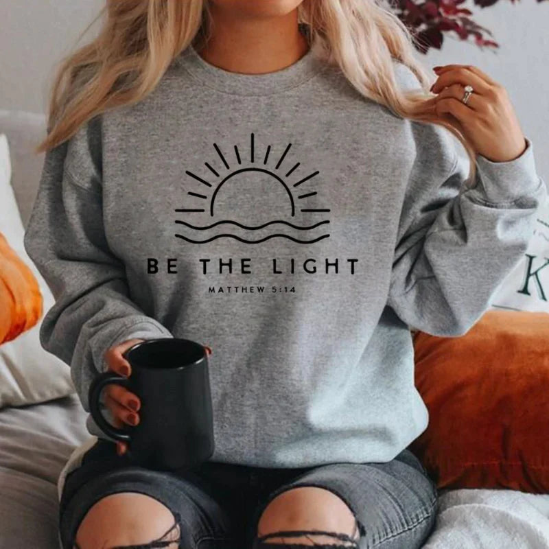 Sweat-shirt Séléné : Soyez la lumière