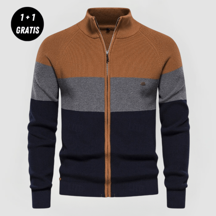 BASTIAN - Sweat à capuche zippé (2 pour 1)