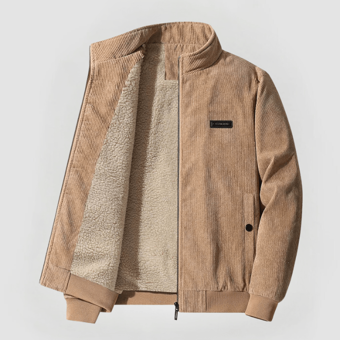 Berg-Feldt | Veste en velours côtelé avec doublure en teddy Chaud et confortable Idéal pour le temps froid