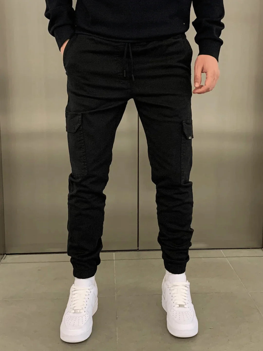 GERALD pantalon cargo : Coupe ajustée
