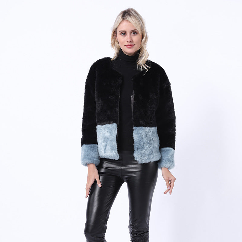 Veste en fausse fourrure mode femme, manches abstraites et doublure luxueuse Berg-Feldt