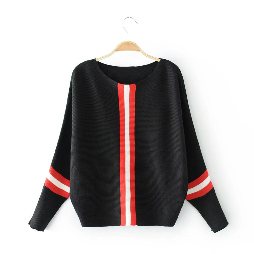 Damenpull tricot décontracté à rayures sportives Berg-Feldt