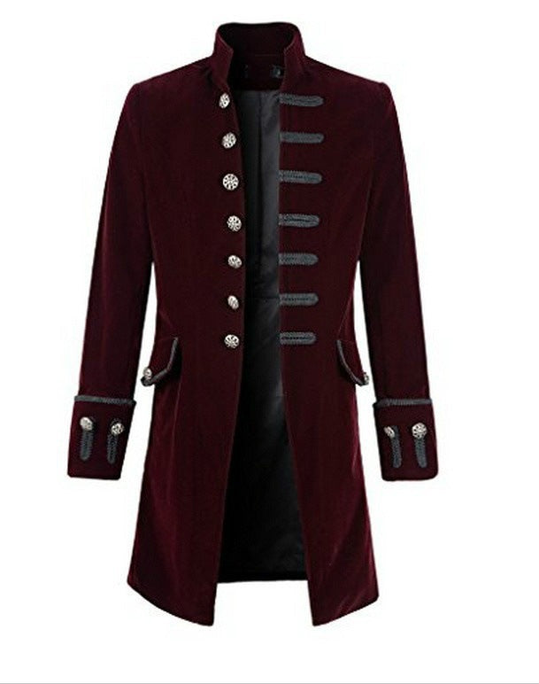 Manteau en velours élégant pour femmes avec boutons décoratifs Berg-Feldt