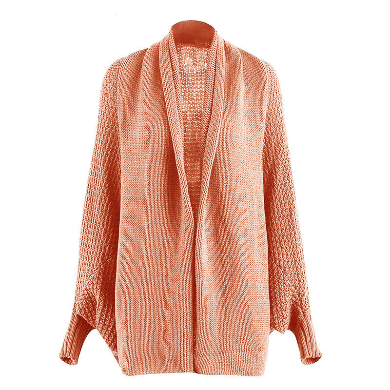 Cardigan en grosses mailles pour femme, style décontracté oversize avec coupe basse et manches volumineuses Berg-Feldt