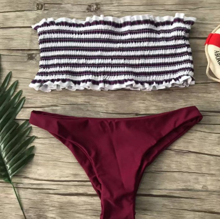 Ensemble bikini bandeau femme Berg-Feldt