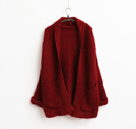 Cardigan en grosse maille pour femme à manches ouvertes et poches pratiques Berg-Feldt
