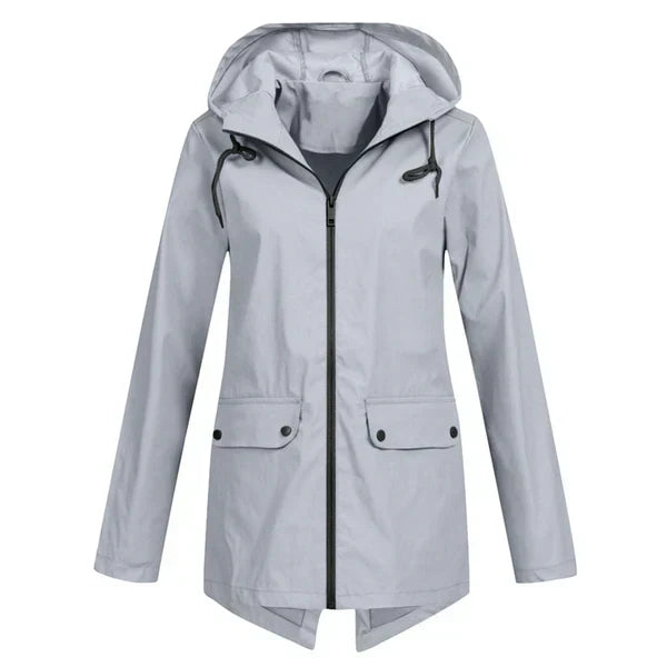 Berg-Feldt | Trendy Damen Regenjacke mit Kapuze