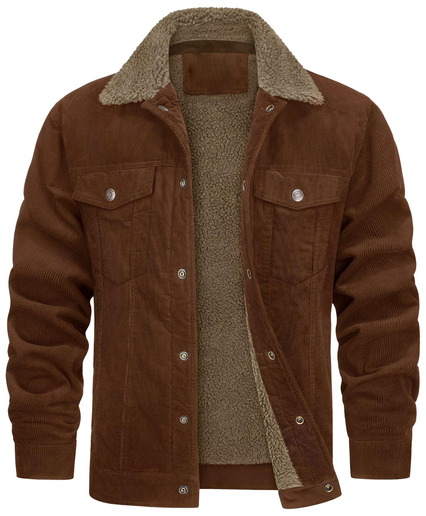 Berg-Feldt | klassische Cord-Plüschjacke für Männer